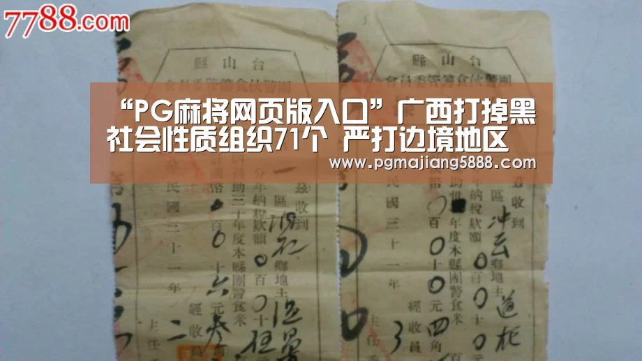 “PG麻将网页版入口”广西打掉黑社会性质组织71个 严打边境地区走私护私涉黑恶犯罪(图3) PG麻将网页版入口